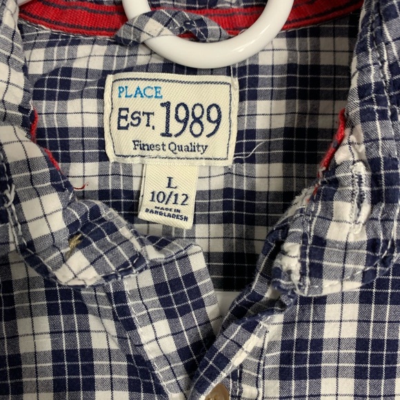 Place Est. 1989 Plaid Long Sleeve Button Down - Picture 4 of 4